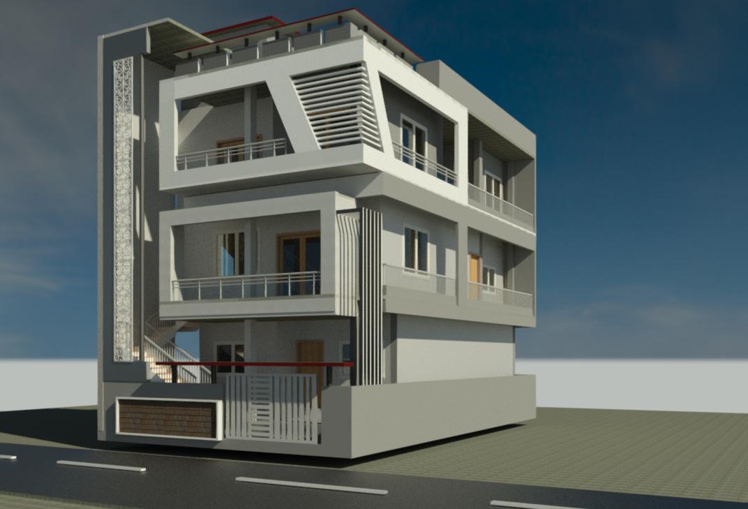 Urban apartment block